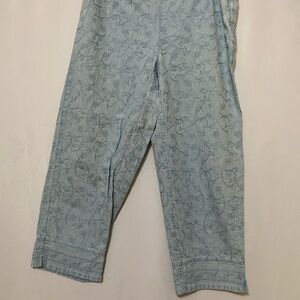 Liz Claiborne Blue Ankle Cropped Pants